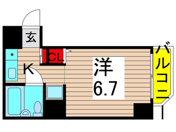 コスモ亀有Ⅴの物件間取画像